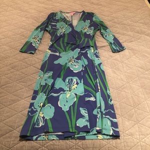 Yvette Faux Wrap Dress